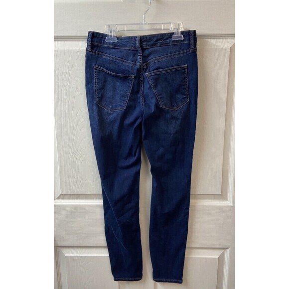 Universal Thread Jeans Mid Rise Curvy Skinny Womens Size 0/25 Long Dark Wash - Picture 3 of 5